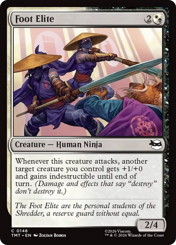 Foot Elite [Teenage Mutant Ninja Turtles] Magic: The Gathering