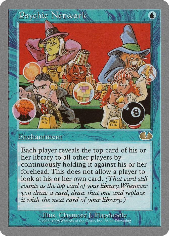 Psychic Network [Unglued] Magic: The Gathering