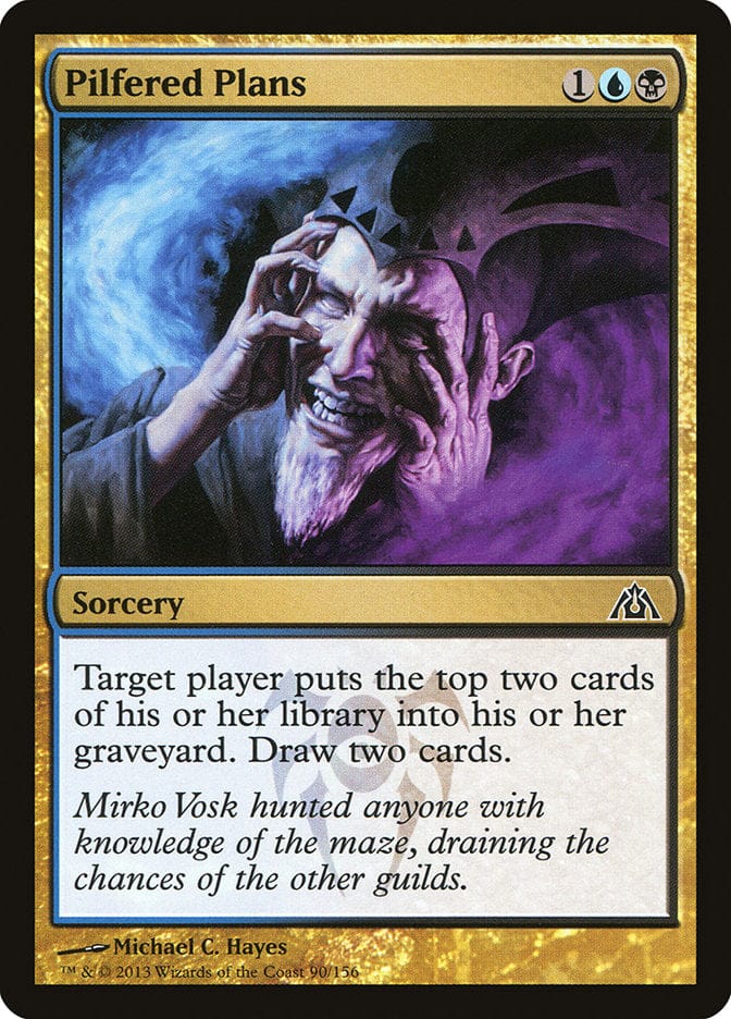 Pilfered Plans [Dragon's Maze] Magic: The Gathering