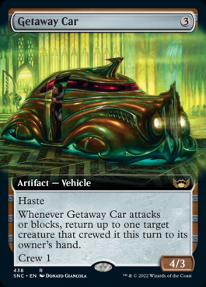 Getaway Car (Extended Art) [Streets of New Capenna] Magic: The Gathering