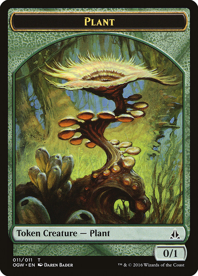 Plant Token [Oath of the Gatewatch Tokens] Magic: The Gathering