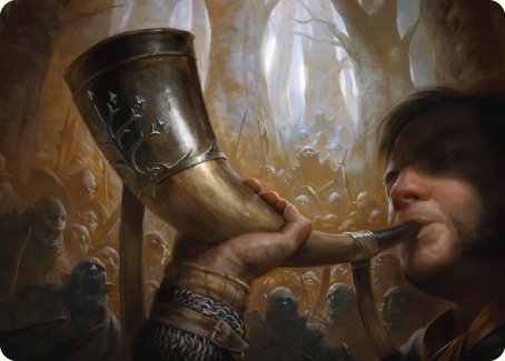 Horn of Gondor Art Card [The Lord of the Rings: Tales of Middle-earth Art Series] Magic: The Gathering