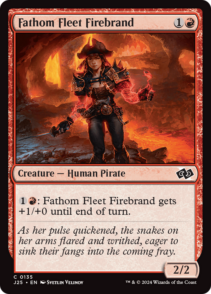 Fathom Fleet Firebrand [Foundations Jumpstart] Magic: The Gathering