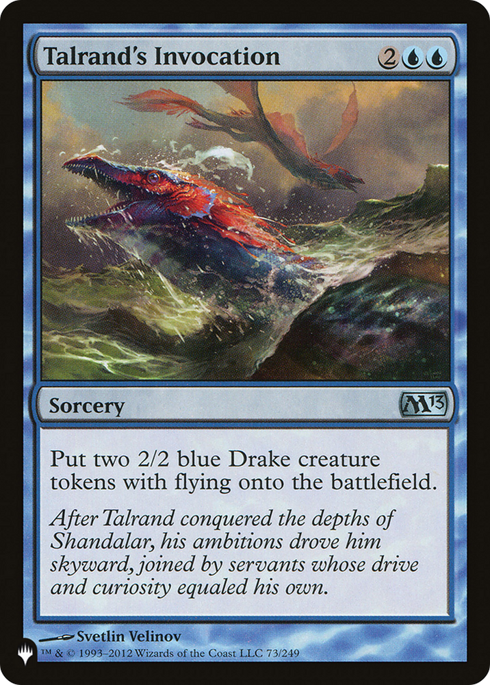 Talrand's Invocation [The List] Magic: The Gathering