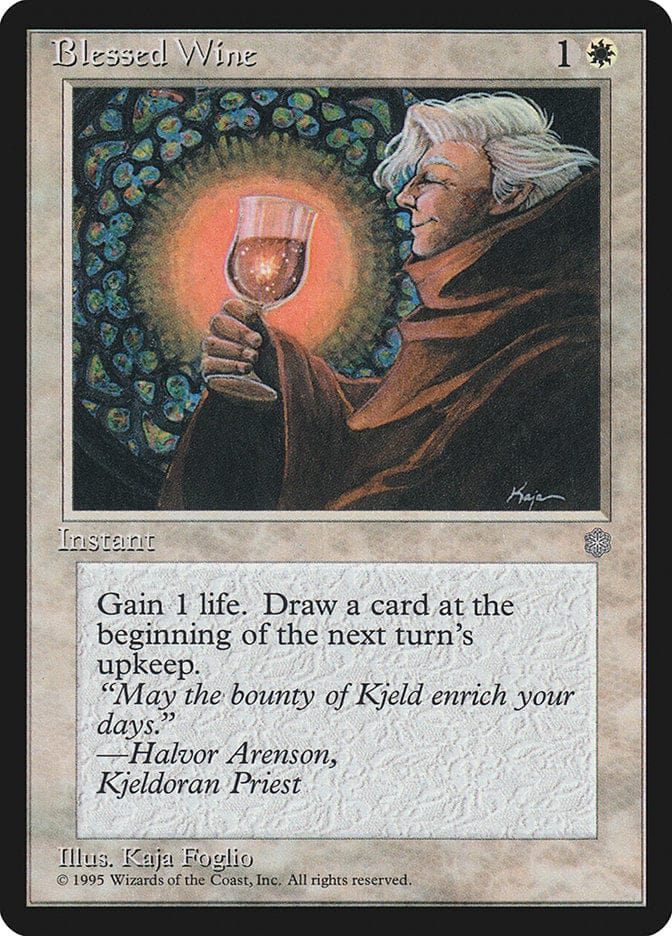 Blessed Wine [Ice Age] Magic: The Gathering