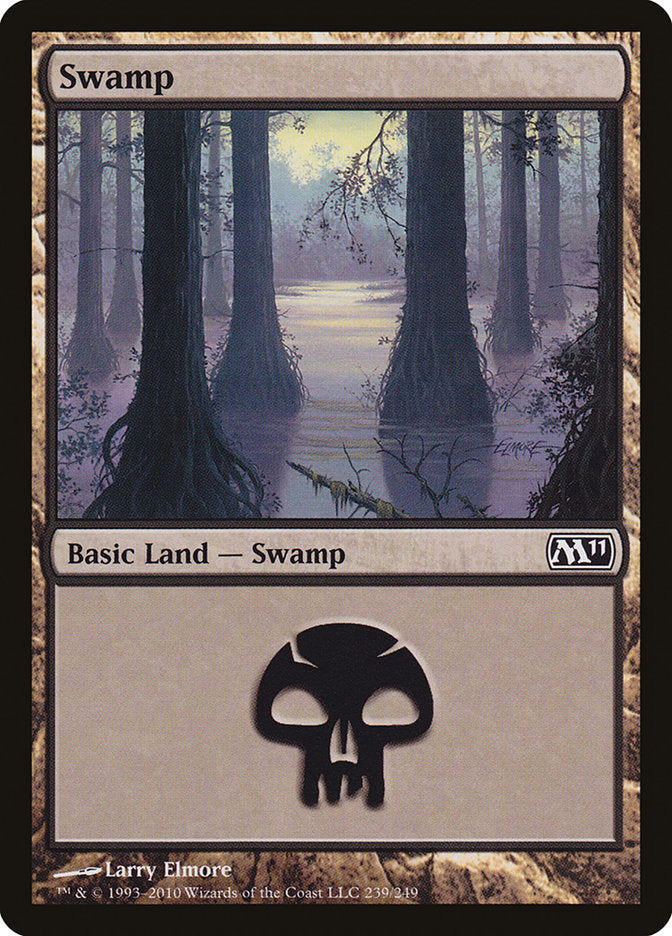 Swamp (239) [Magic 2011] Magic: The Gathering