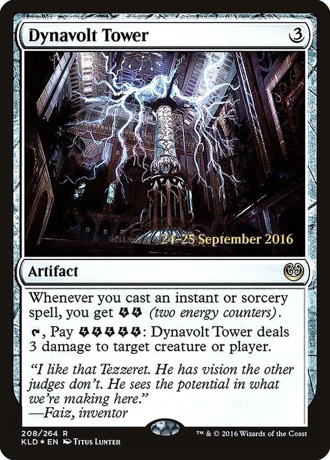 Dynavolt Tower [Kaladesh Prerelease Promos] Magic: The Gathering