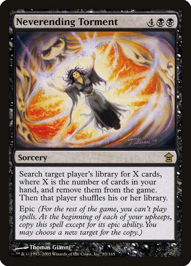 Neverending Torment [Saviors of Kamigawa] Magic: The Gathering