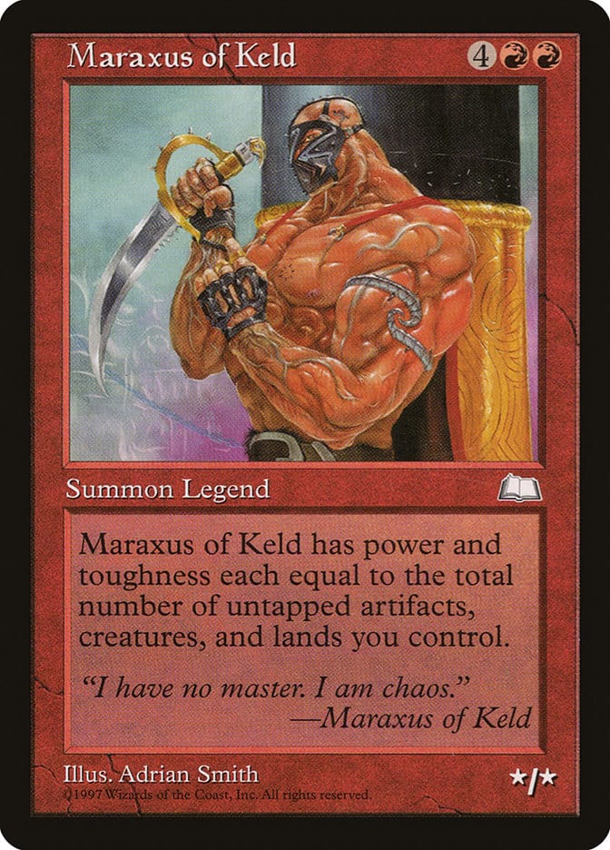 Maraxus of Keld [Weatherlight] Magic: The Gathering