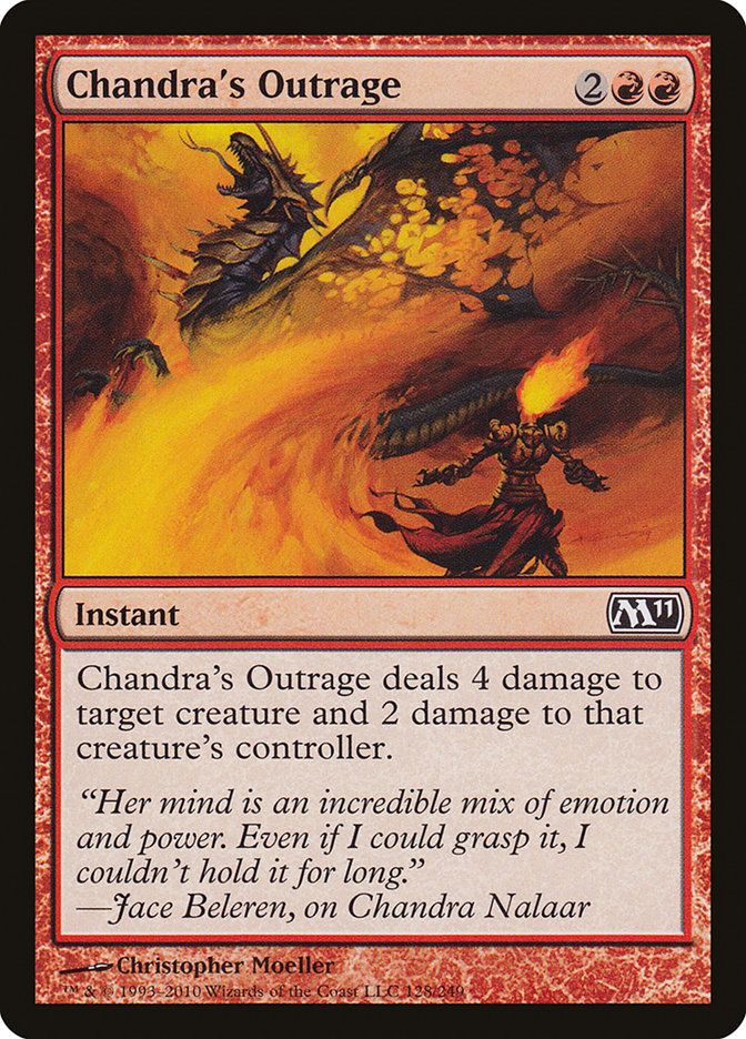 Chandra's Outrage [Magic 2011] Magic: The Gathering