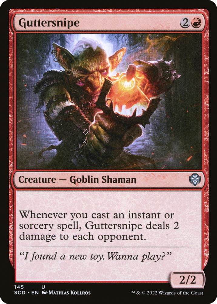 Guttersnipe [Starter Commander Decks] Magic: The Gathering