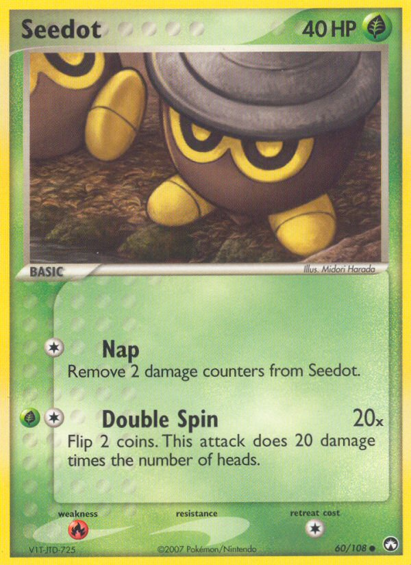 Seedot (60/108) [EX: Power Keepers] Pokémon