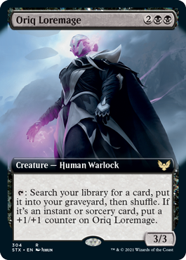Oriq Loremage (Extended Art) [Strixhaven: School of Mages] Magic: The Gathering