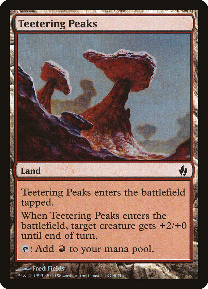Teetering Peaks [Premium Deck Series: Fire and Lightning] Magic: The Gathering