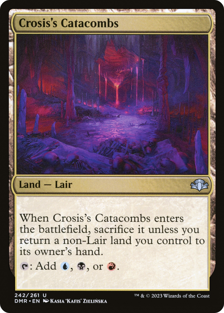 Crosis's Catacombs [Dominaria Remastered] Magic: The Gathering