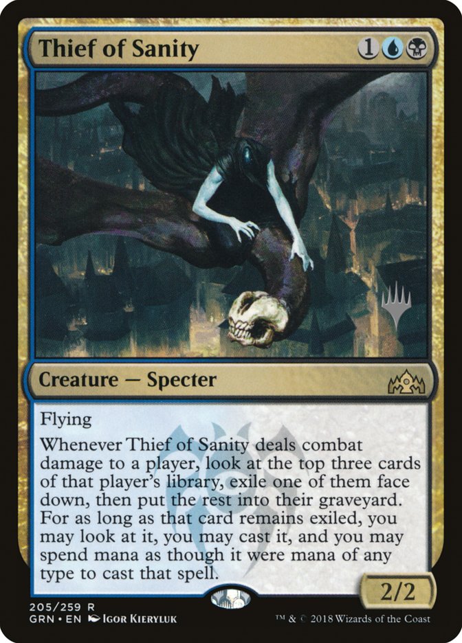 Thief of Sanity (Promo Pack) [Guilds of Ravnica Promos] Magic: The Gathering