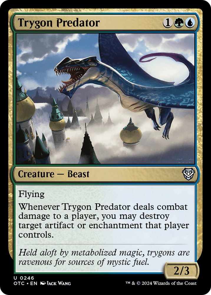 Trygon Predator [Outlaws of Thunder Junction Commander] Magic: The Gathering