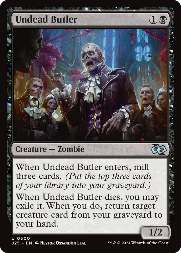 Undead Butler [Foundations Jumpstart] Magic: The Gathering