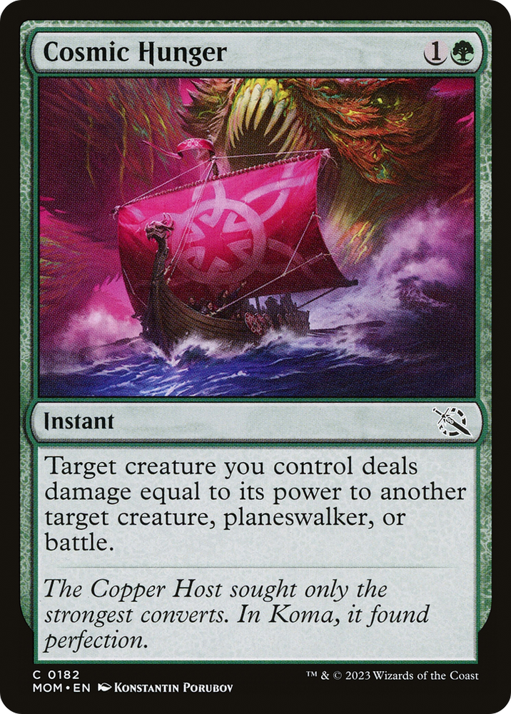 Cosmic Hunger [March of the Machine] Magic: The Gathering