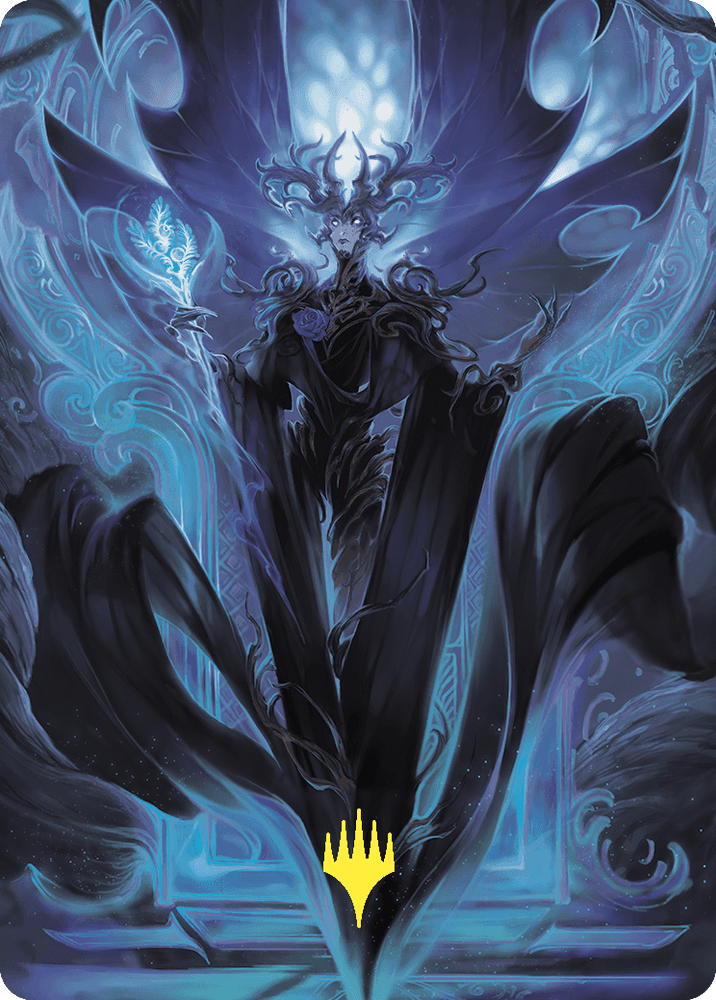 Talion, the Kindly Lord Art Card (Gold-Stamped Planeswalker Symbol) [Wilds of Eldraine Art Series] Magic: The Gathering