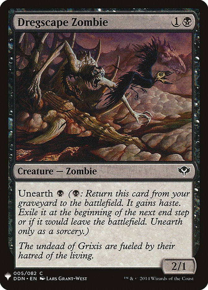 Dregscape Zombie [Mystery Booster] Magic: The Gathering