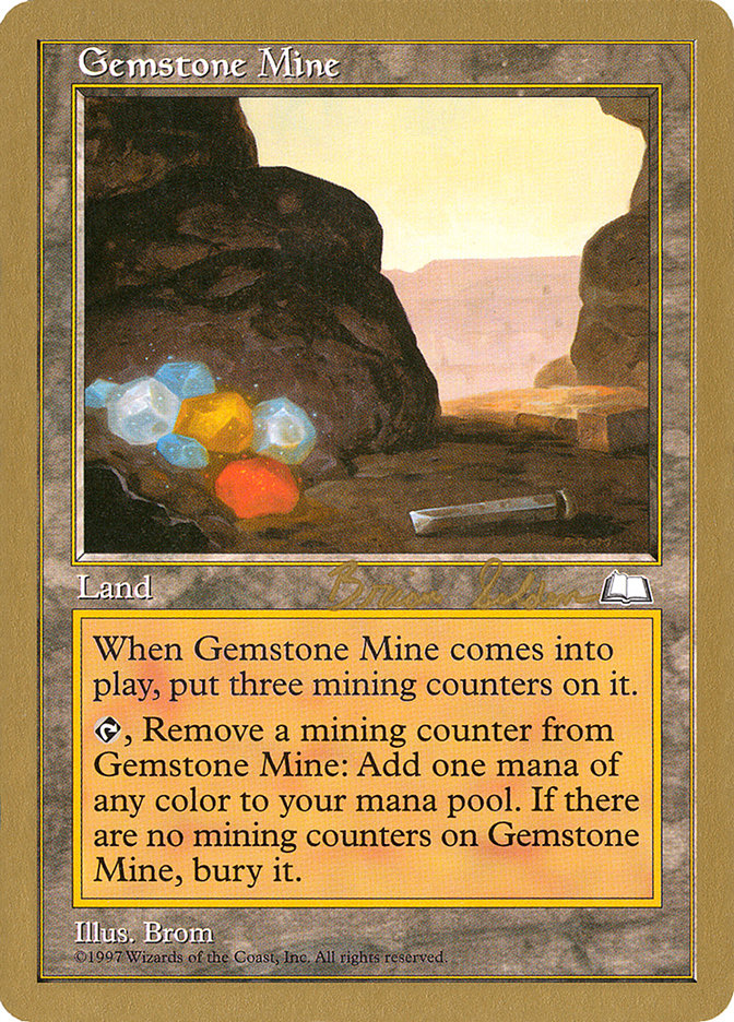 Gemstone Mine (Brian Selden) [World Championship Decks 1998] Magic: The Gathering
