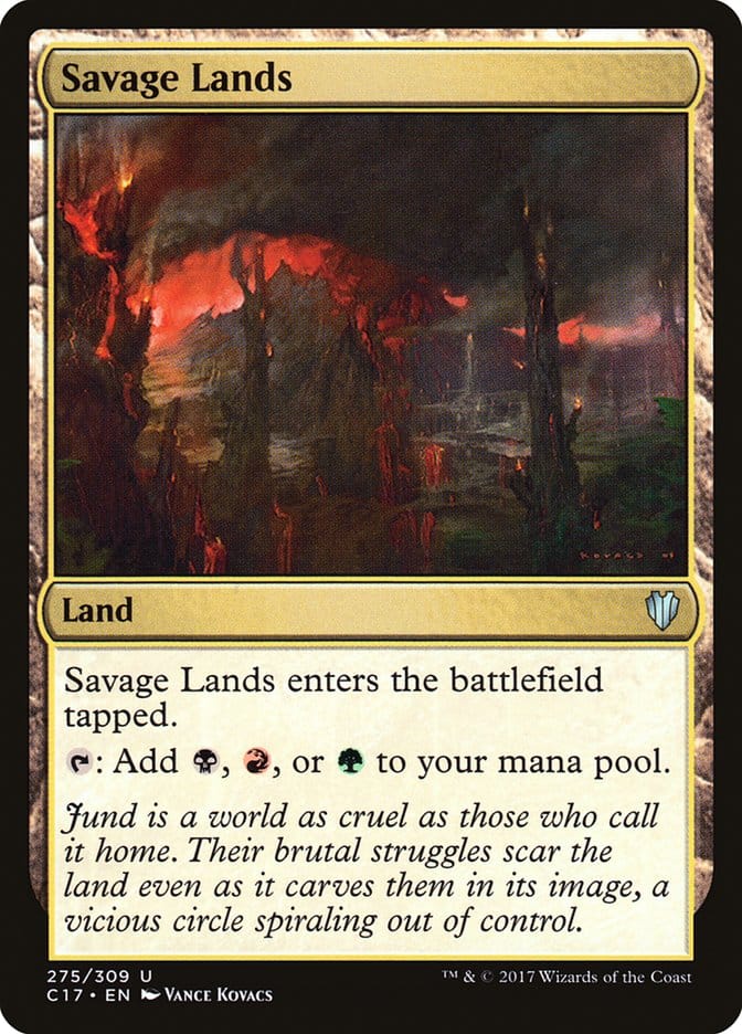 Savage Lands [Commander 2017] Magic: The Gathering