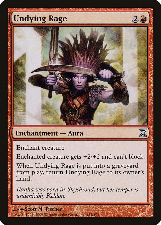 Undying Rage [Time Spiral] Magic: The Gathering