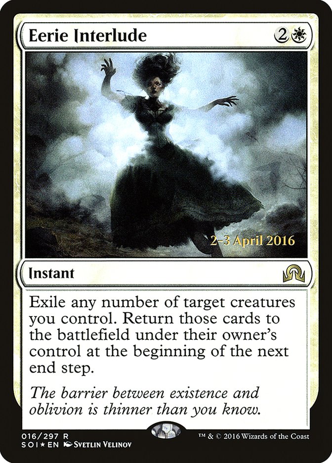 Eerie Interlude [Shadows over Innistrad Prerelease Promos] Magic: The Gathering