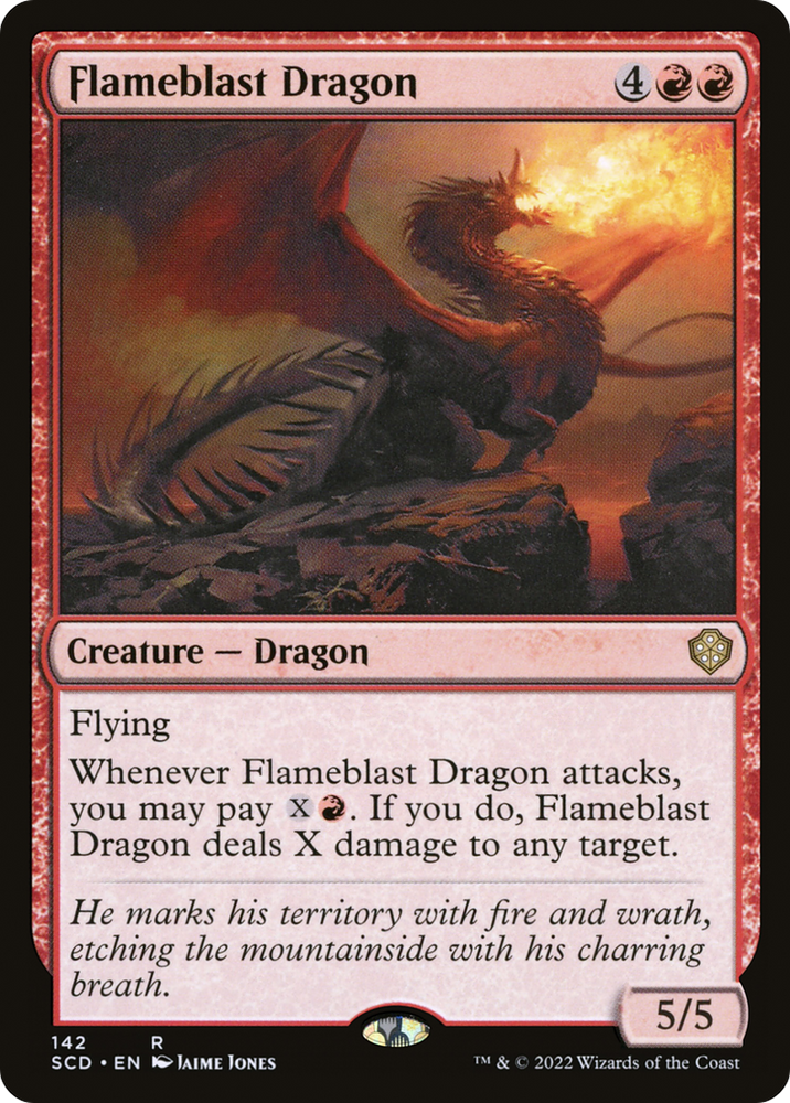 Flameblast Dragon [Starter Commander Decks] Magic: The Gathering