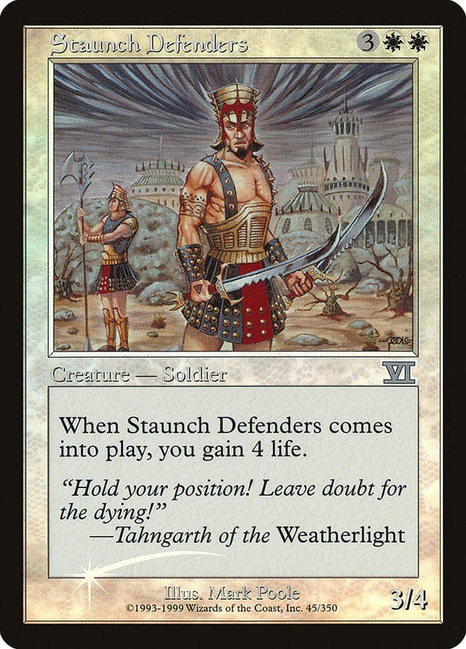 Staunch Defenders [Friday Night Magic 2000] Magic: The Gathering