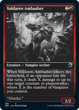 Voldaren Ambusher [Innistrad: Double Feature] Magic: The Gathering