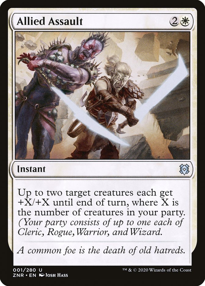 Allied Assault [Zendikar Rising] Magic: The Gathering