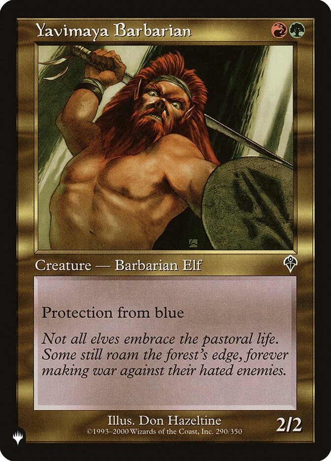 Yavimaya Barbarian [The List] Magic: The Gathering