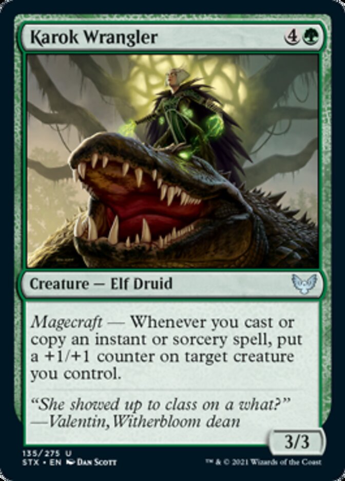 Karok Wrangler [Strixhaven: School of Mages] Magic: The Gathering