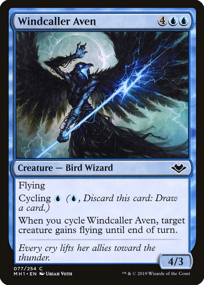 Windcaller Aven [Modern Horizons] Magic: The Gathering