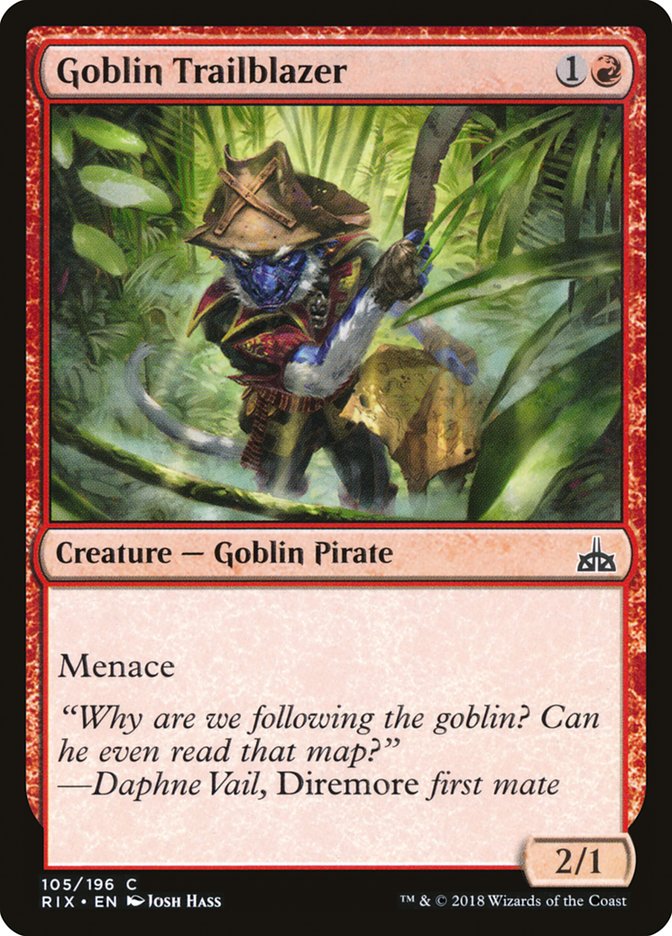 Goblin Trailblazer [Rivals of Ixalan] Magic: The Gathering