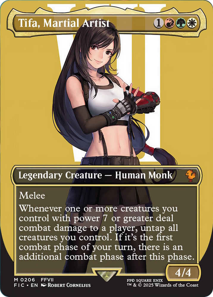 Tifa, Martial Artist (Borderless) [FINAL FANTASY Commander] Magic: The Gathering