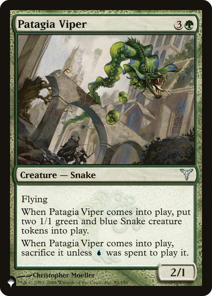 Patagia Viper [The List] Magic: The Gathering