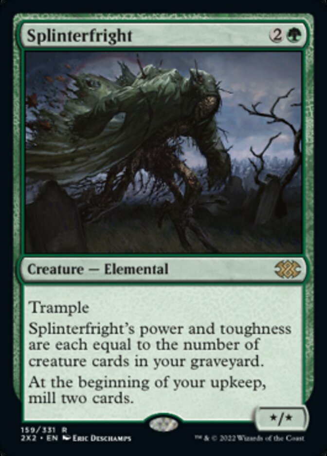 Splinterfright [Double Masters 2022] Magic: The Gathering