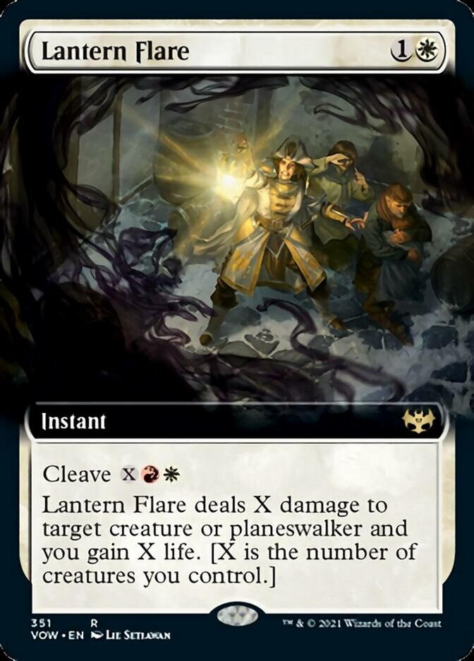 Lantern Flare (Extended Art) [Innistrad: Crimson Vow] Magic: The Gathering