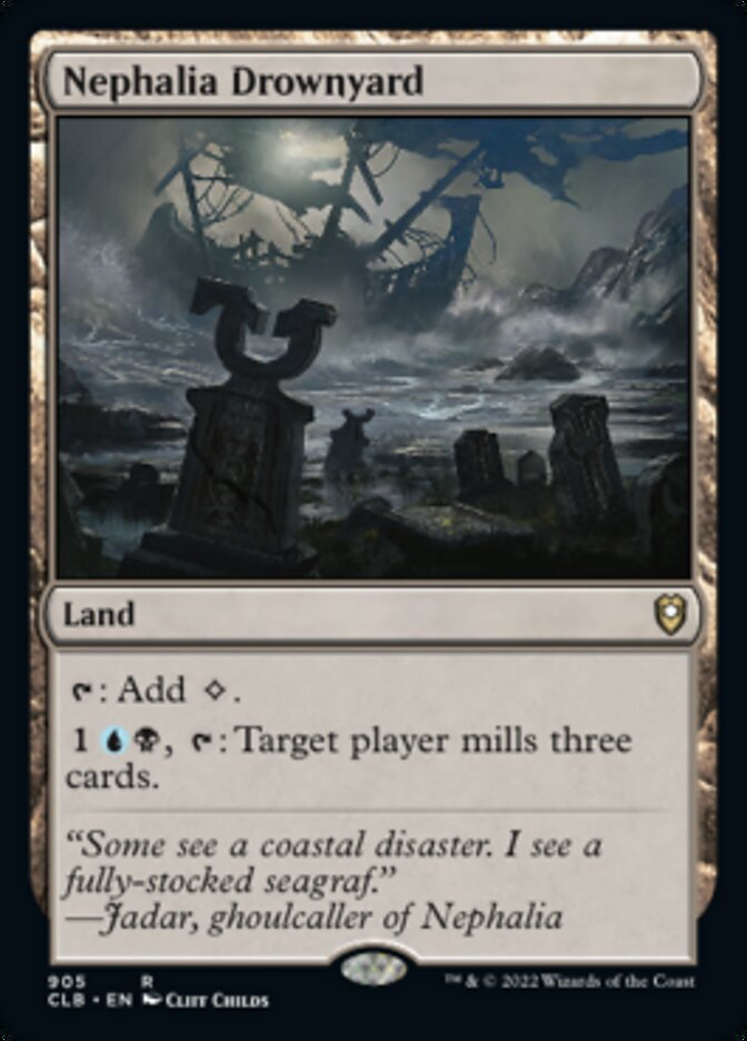 Nephalia Drownyard [Commander Legends: Battle for Baldur's Gate] Magic: The Gathering