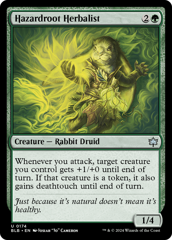 Hazardroot Herbalist [Bloomburrow] Magic: The Gathering