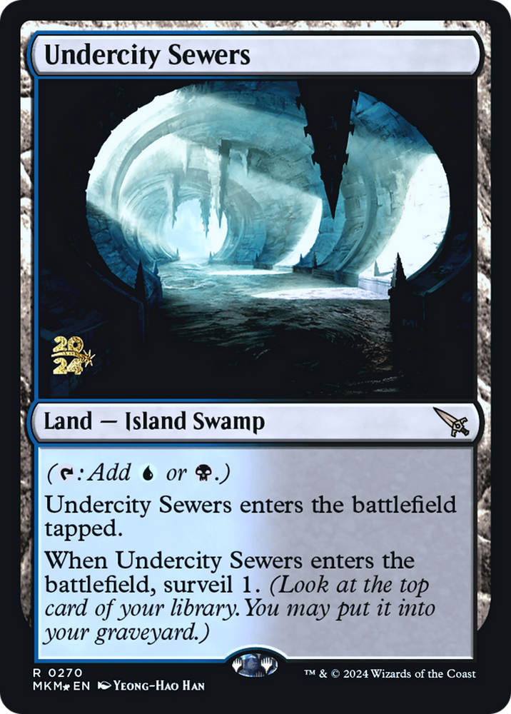 Undercity Sewers [Murders at Karlov Manor Prerelease Promos] Magic: The Gathering