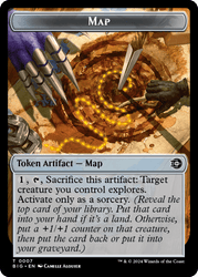 Map // Plot Double-Sided Token [Outlaws of Thunder Junction Tokens] Magic: The Gathering