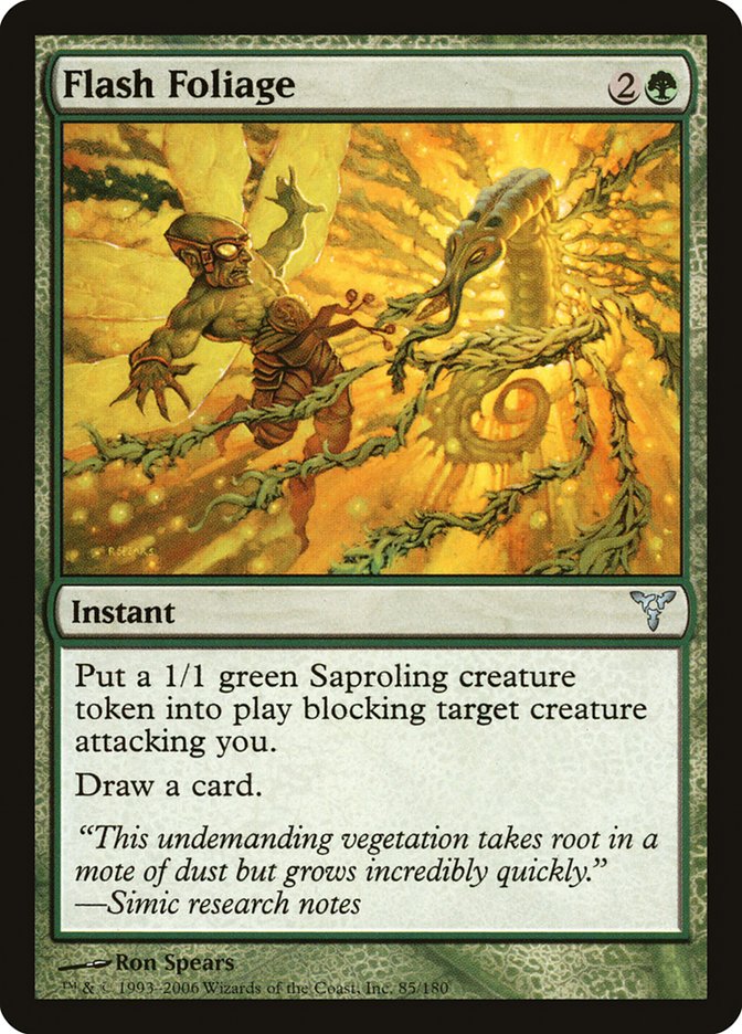 Flash Foliage [Dissension] Magic: The Gathering