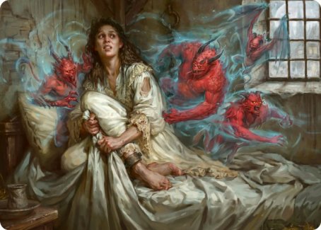 Eruth, Tormented Prophet Art Card [Innistrad: Crimson Vow Art Series] Magic: The Gathering