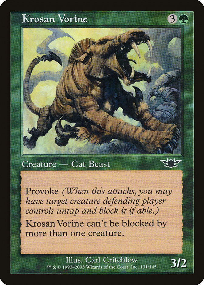 Krosan Vorine [Legions] Magic: The Gathering