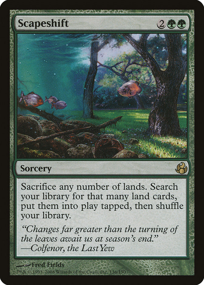Scapeshift [Morningtide] Magic: The Gathering