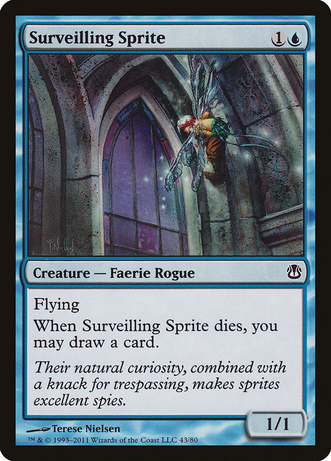 Surveilling Sprite [Duel Decks: Ajani vs. Nicol Bolas] Magic: The Gathering
